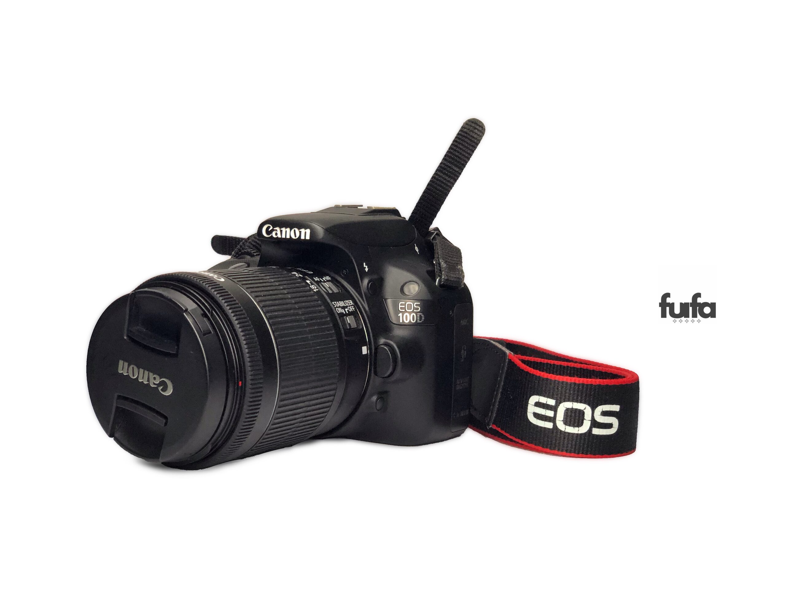 Canon EOS 100D DSLR Camera with EF-S 18-55mm f/3.5-5.6 IS STM Lens (18.0MP, 3.0" Clear View II Touchscreen LCD, Full HD 1080 Video with Continuous AF) (Free 8GB + DSLR Bag + Ducame Backdrop Stand Kit + Free White Color backrop) - Image 2