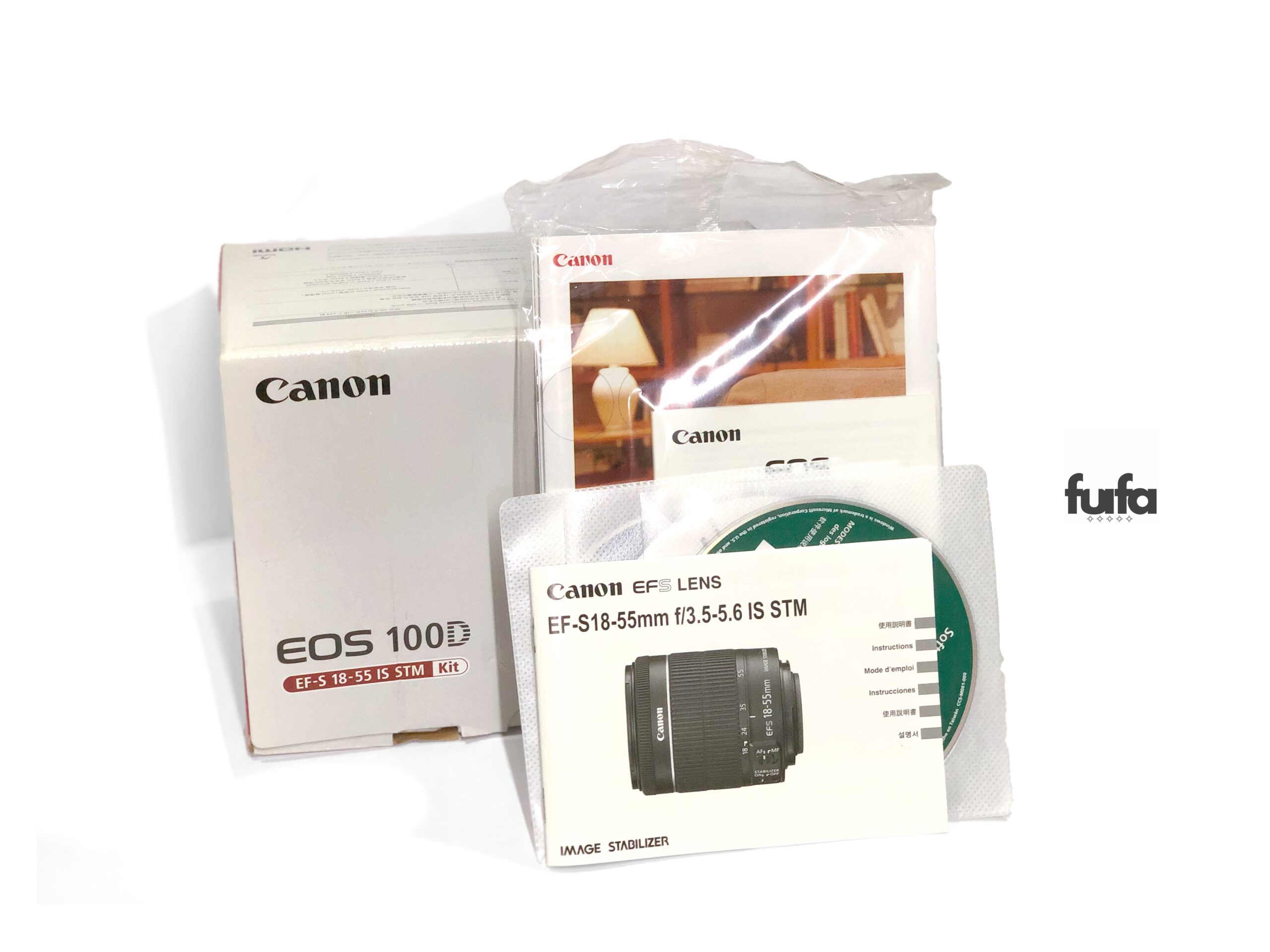 Canon EOS 100D DSLR Camera with EF-S 18-55mm f/3.5-5.6 IS STM Lens (18.0MP, 3.0" Clear View II Touchscreen LCD, Full HD 1080 Video with Continuous AF) (Free 8GB + DSLR Bag + Ducame Backdrop Stand Kit + Free White Color backrop) - Image 5